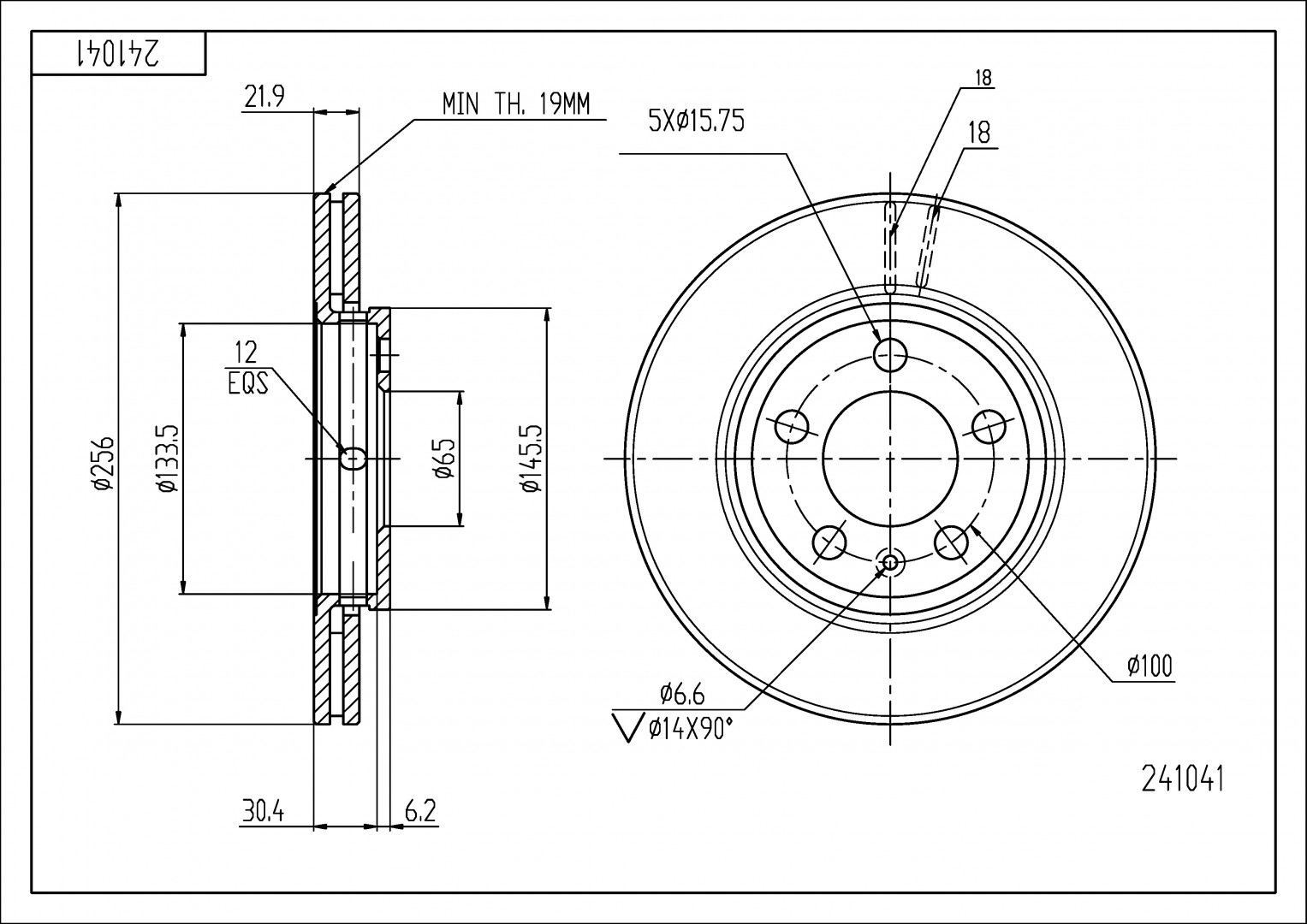 BRAKE DISCS FRONT / SET
