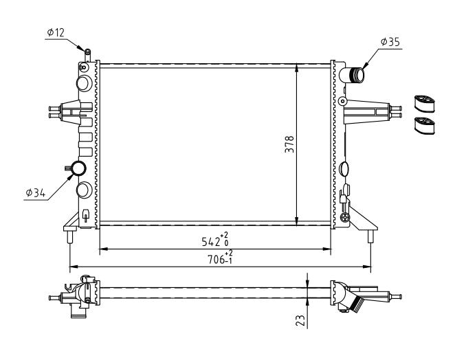 ENGINE RADIATOR
