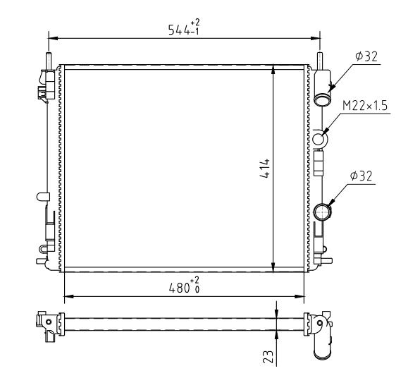 ENGINE RADIATOR